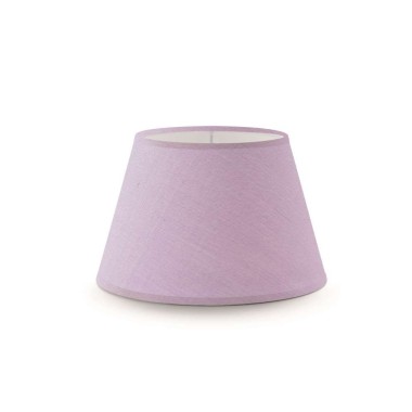 Paralume in tessuto per lampada o lampadario colore lilla, portalampada E14