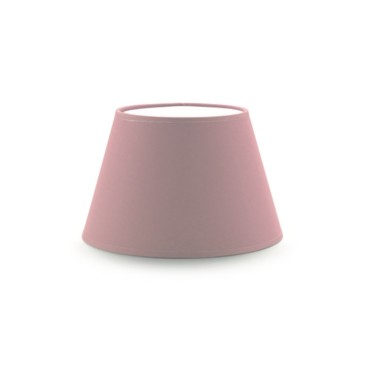 Paralume in tessuto per lampada o lampadario colore rosa, portalampada E14